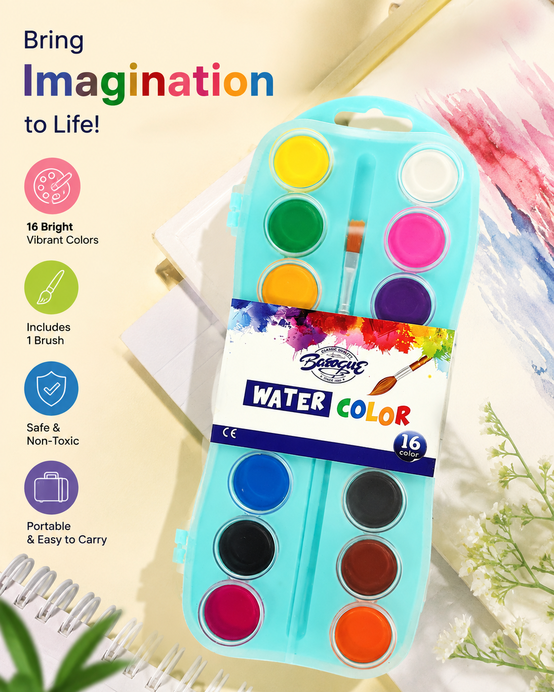 Blue Water Color