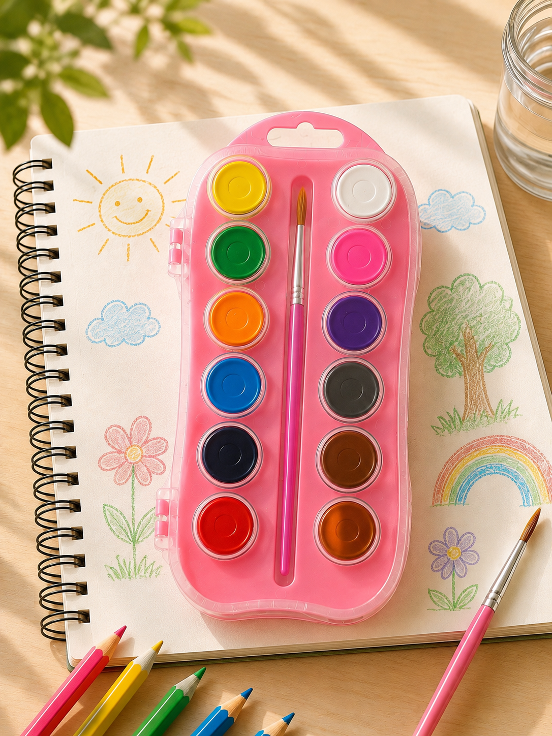 Pink Water Color