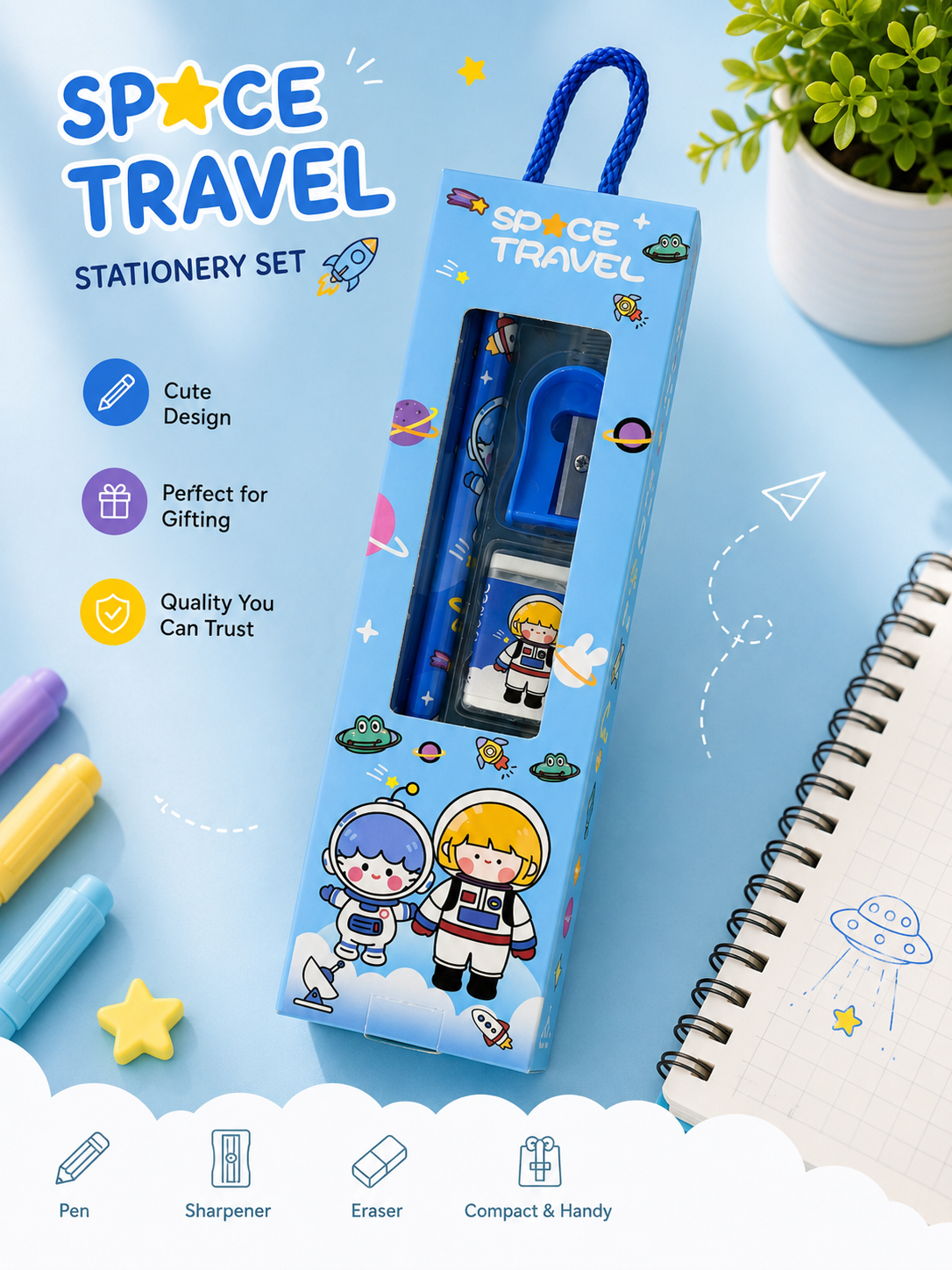 Space Pencil Set
